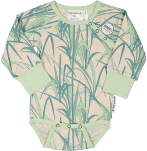 Geggamoja Bamboo Body, Grass, 50-56, Babytøj