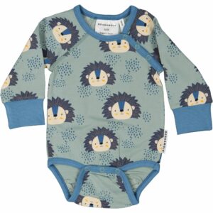 Geggamoja Body Bambus, Hedgehog, 62-68, Babytøj