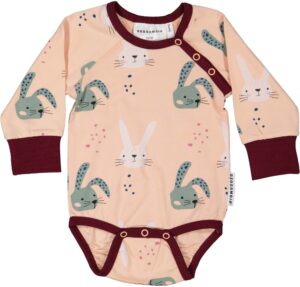Geggamoja Body Bambus, Rabbit, 86-92, Babytøj