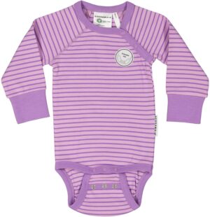Geggamoja Body, Purple/Purple, 74-80, Babytøj