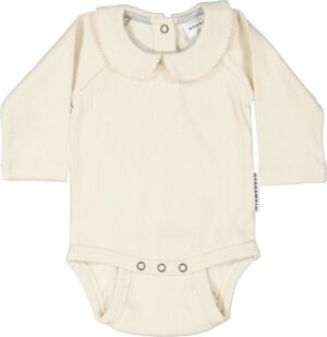 Geggamoja Collar Body, Offwhite, 86-92, Babytøj