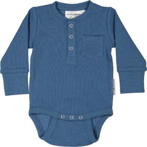 Geggamoja Grandpa Body, Blue, 62-68, Babytøj