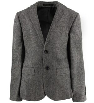 Grunt Blazer - Uld/Polyester - Salt & Pepper