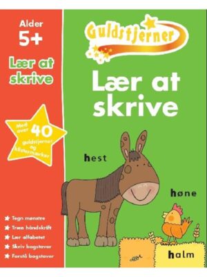 Guldstjerner - Lær at skrive - Børnebog - booklet