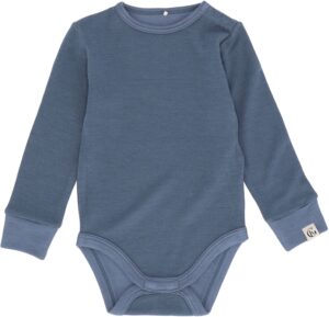 Gullkorn Design Gullull Wool Body, Blå, Str. 56, Babytøj