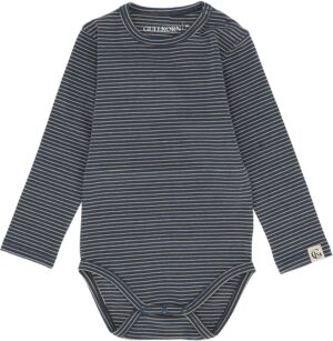 Gullkorn Design Villvette Body, Dark Denim, Str. 68, Babytøj