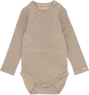 Gullkorn Design Villvette Body, Sand, Str. 74, Babytøj