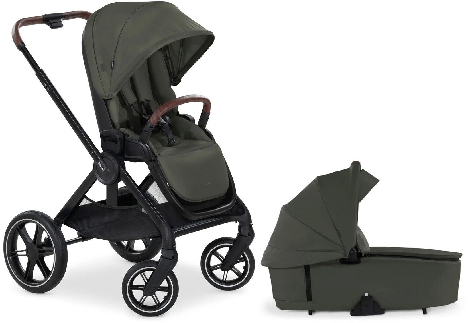 Hauck Walk N Care Duovogn, Dark Olive Hauck Walk N Care Duovogn, Dark Olive