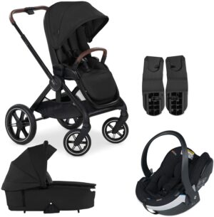 Hauck Walk N Care Duovogn inkl. BeSafe iZi Go Modular X2 i-Size Autostol Baby, Black