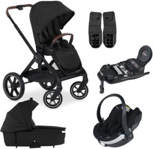 Hauck Walk N Care Duovogn inkl. BeSafe iZi Go Modular X2 i-Size Autostol Baby & Base, Black