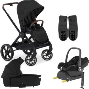 Hauck Walk N Care Duovogn inkl. Maxi-Cosi CabrioFix Autostol Baby & Base, Black