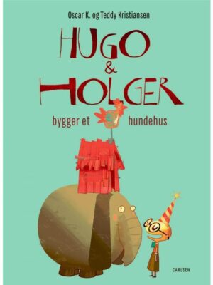 Hugo & Holger bygger et hundehus - Børnebog - hardcover