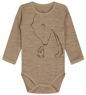 Hust and Claire Body l/æ - Uld/Bambus - Baloo - Biscuit Melange