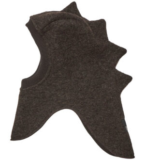 Huttelihut Elefanthue - Uld - 2-lags - Dino - Dark Brown