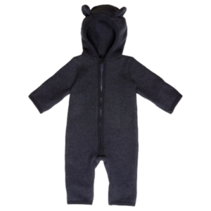 Huttelihut Køredragt i 100% uld med Ører - Allie - Navy str. 56/62