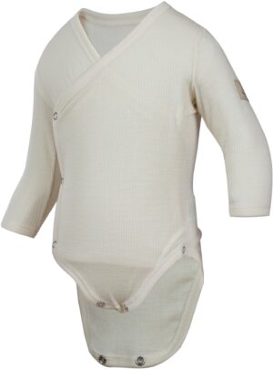 Janus Babywool Body, White, 50, Babytøj