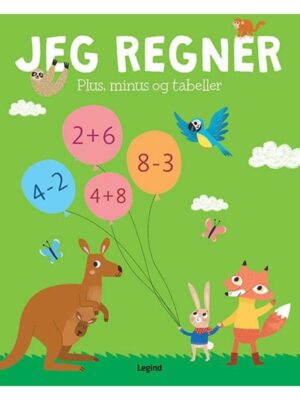 Jeg regner - Plus minus og tabeller - Børnebog - hardcover