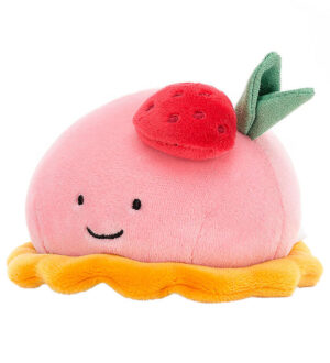 Jellycat Bamse - 5x10 cm - Pretty Patisserie Dome Framboise