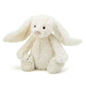 Jellycat Bashful Kanin, Creme, Mellem 31 cm