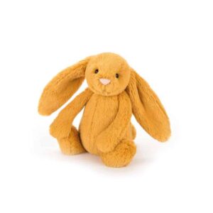 Jellycat Bashful Kanin, Saffron, Lille 18 cm
