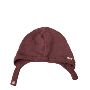 Joha Babyhue/hjelm i uld og Silke - Bordeaux str. 45 cm / Str. 70
