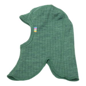 Joha Balaclava i uld - Dobbeltlag - Grøn str. 41 cm