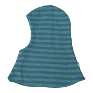 Joha Balaclava i uld - Vendbar - 2 Lags - Blå str. 45 cm