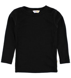 Joha Bluse - Uld/Silke - Sort