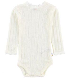 Joha Body - Uld/Silke - L/Æ - Creme m. Hulmønster