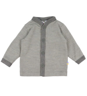 Joha Cardigan - Uld - Grå/Hvid