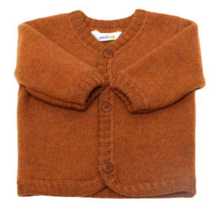Joha Jakke/cardigan i uld - Orange str. 100