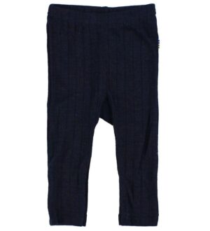 Joha Leggings - Uld/silke - Navy