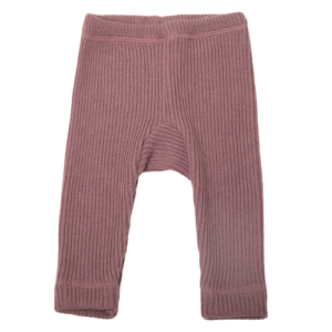 Joha Leggings i tyk rib - Uld - Rosa str. 130