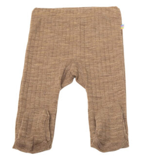 Joha Leggings m. Fødder - Uld - Brun