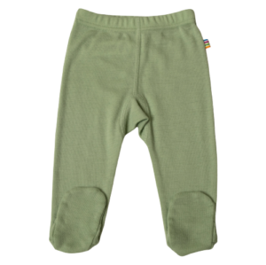 Joha Leggings med Fødder i uld - Mint str. 40