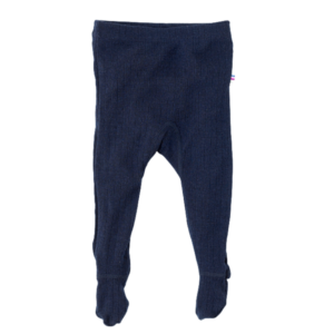 Joha Leggings med Fødder i uld - Navy str. 50