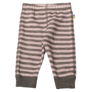 Joha Leggings med Striber i uld - Rosa str. 80