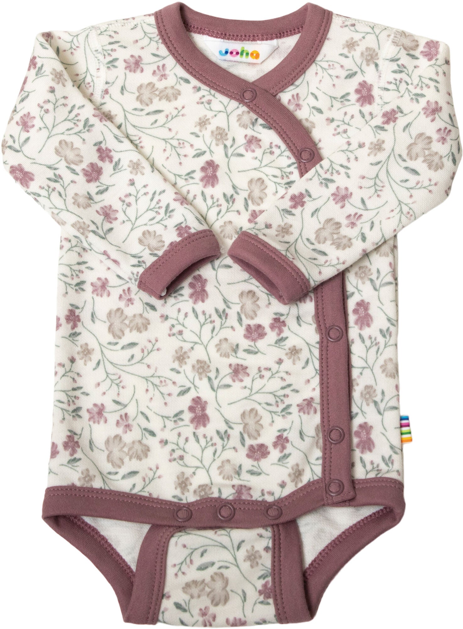 Joha Nature Body, Off White/Rose, 70, Babytøj Joha Nature Body, Off White/Rose, 70, Babytøj