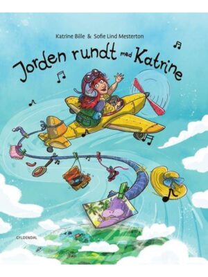 Jorden rundt med Katrine - Børnebog - hardcover