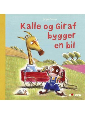 Kalle og Giraf bygger en bil - Børnebog - Hardback