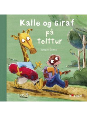 Kalle og Giraf på telttur - Børnebog - hardback