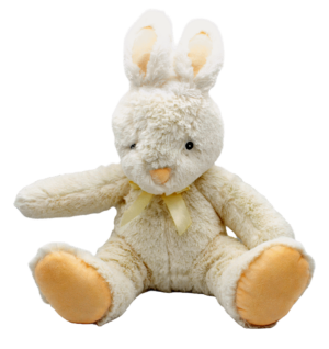 Kaninbamse med sløjfe 50 cm