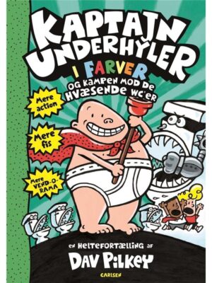 Kaptajn Underhyler i farver (2) - Kaptajn Underhyl - Børnebog - hardcover