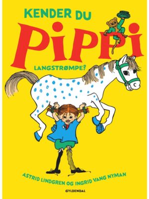 Kender du Pippi Langstrømpe? - Børnebog - hardcover