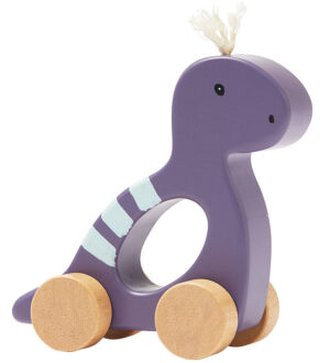 Kids Concept Trælegetøj - Dino - 14 x 13,5 cm - Lilla
