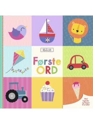 Kig & lær: Første ord - Børnebog - hardcover