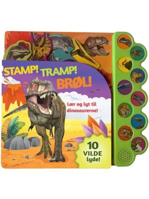 Lær og lyt til dinosaurer - Børnebog - Board books