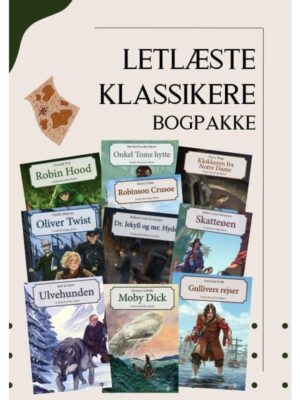Letlæste klassiskere Bogpakke - Børnebog - Hardback
