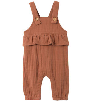 Lil Atelier Smækbukser - NbfTuda - Carob Brown m. Struktur