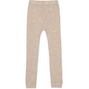 Lillelam Uld Leggins Lys Beige